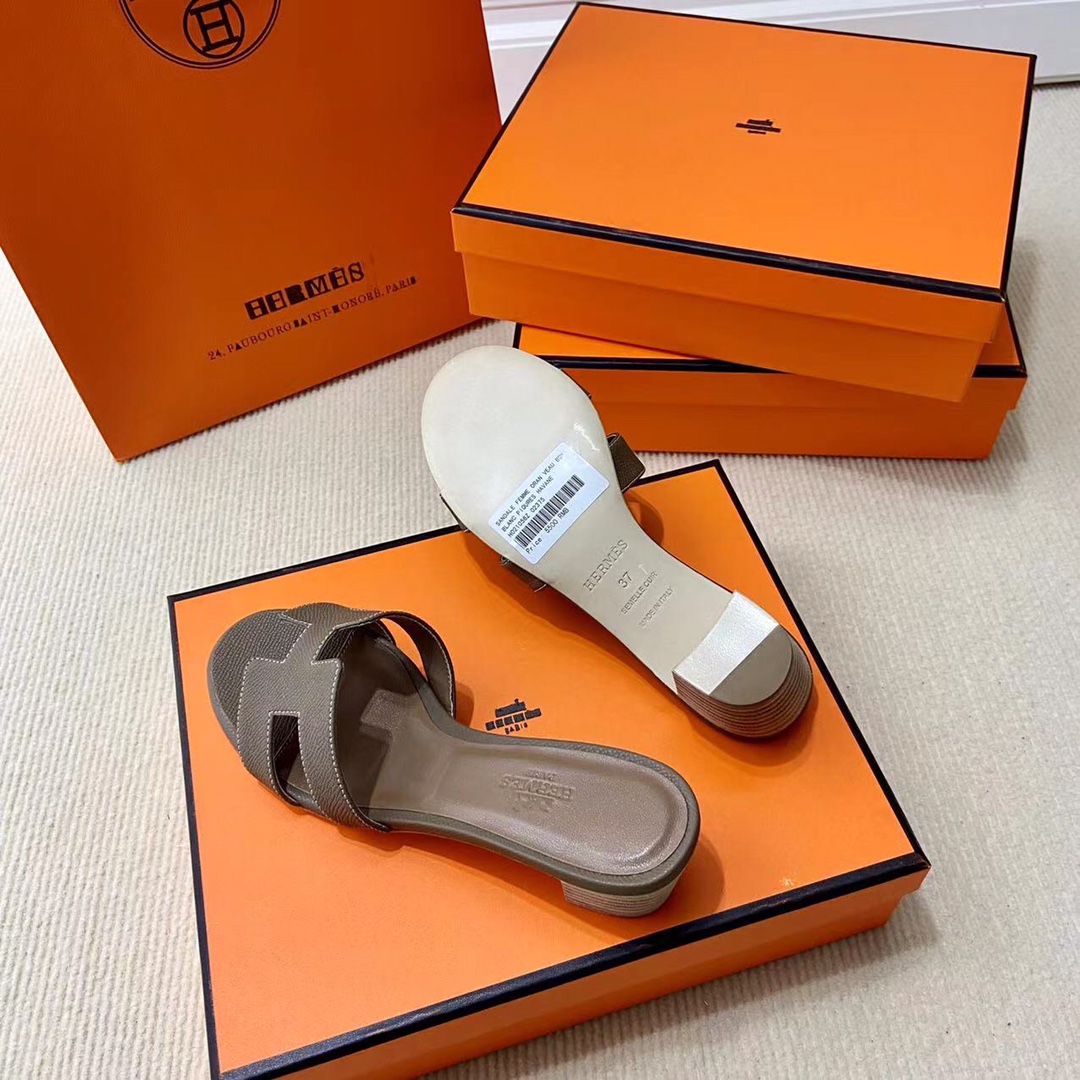 에르메스 올수공 오아시스 슬리퍼 샌들 앱송 27